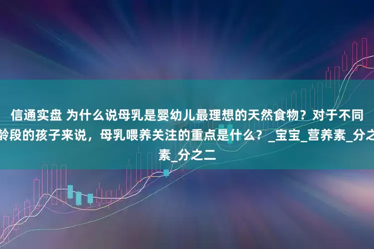 信通实盘 为什么说母乳是婴幼儿最理想的天然食物？对于不同月龄段的孩子来说，母乳喂养关注的重点是什么？_宝宝_营养素_分之二